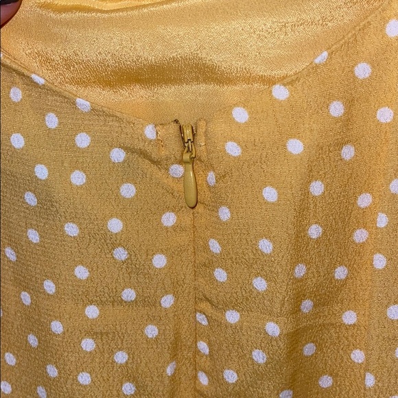 Yellow dotted sun dress - Picture 5 of 6